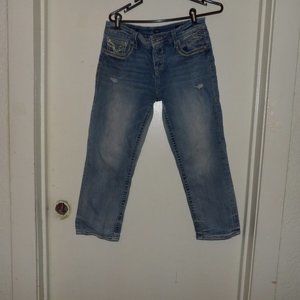 Vigoss The Dublin Capri Jeans 8 Pockets Sz 11/12